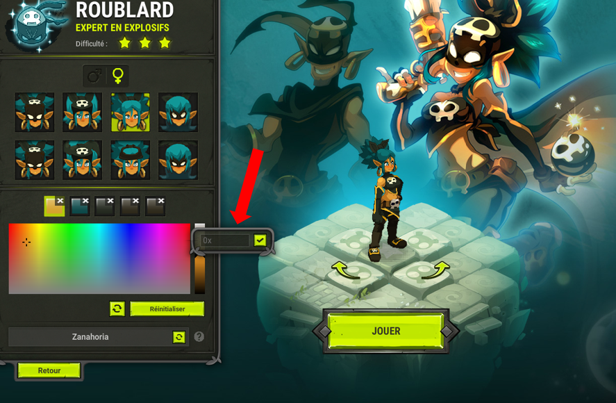 Tutoriel changement de couleur DofuSkins